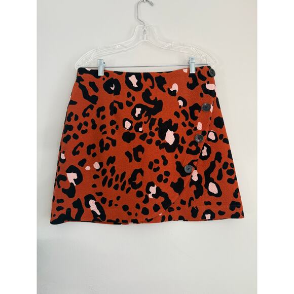 Maeve by Anthro leopard skirt M - Picture 6 of 7